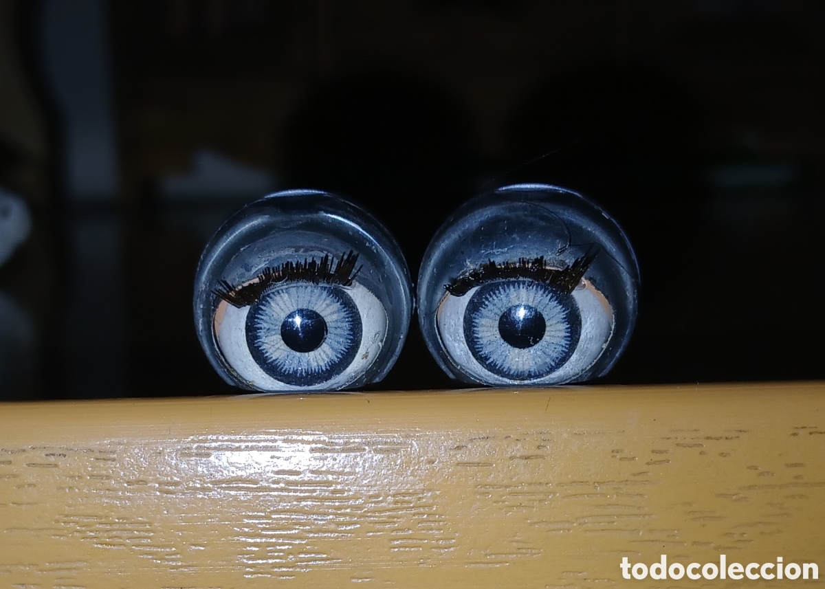 Mu&ntilde;ecas Nancy y Lucas: ANTIGUOS OJOS RADIADOS ARONES UTILIZADOS POR FAMOSA PARA NANCY PROTOTIPO DE 1968