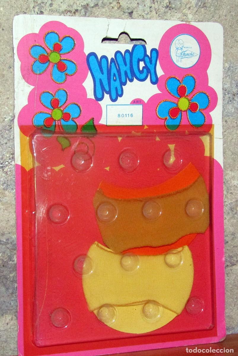 Mu&ntilde;ecas Nancy y Lucas: NANCY, DE FAMOSA: ANTIGUO BLISTER CON ROPA INTERIOR BRAGUITAS - 80116 - NUEVO - A&Ntilde;OS 70
