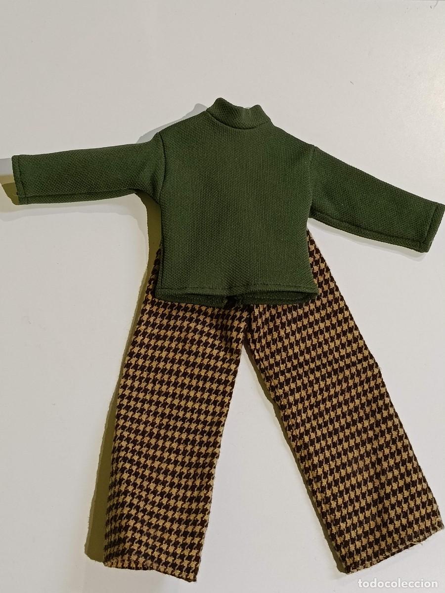 Mu&ntilde;ecas Nancy y Lucas: Conjunto verde Nancy a&ntilde;os 70