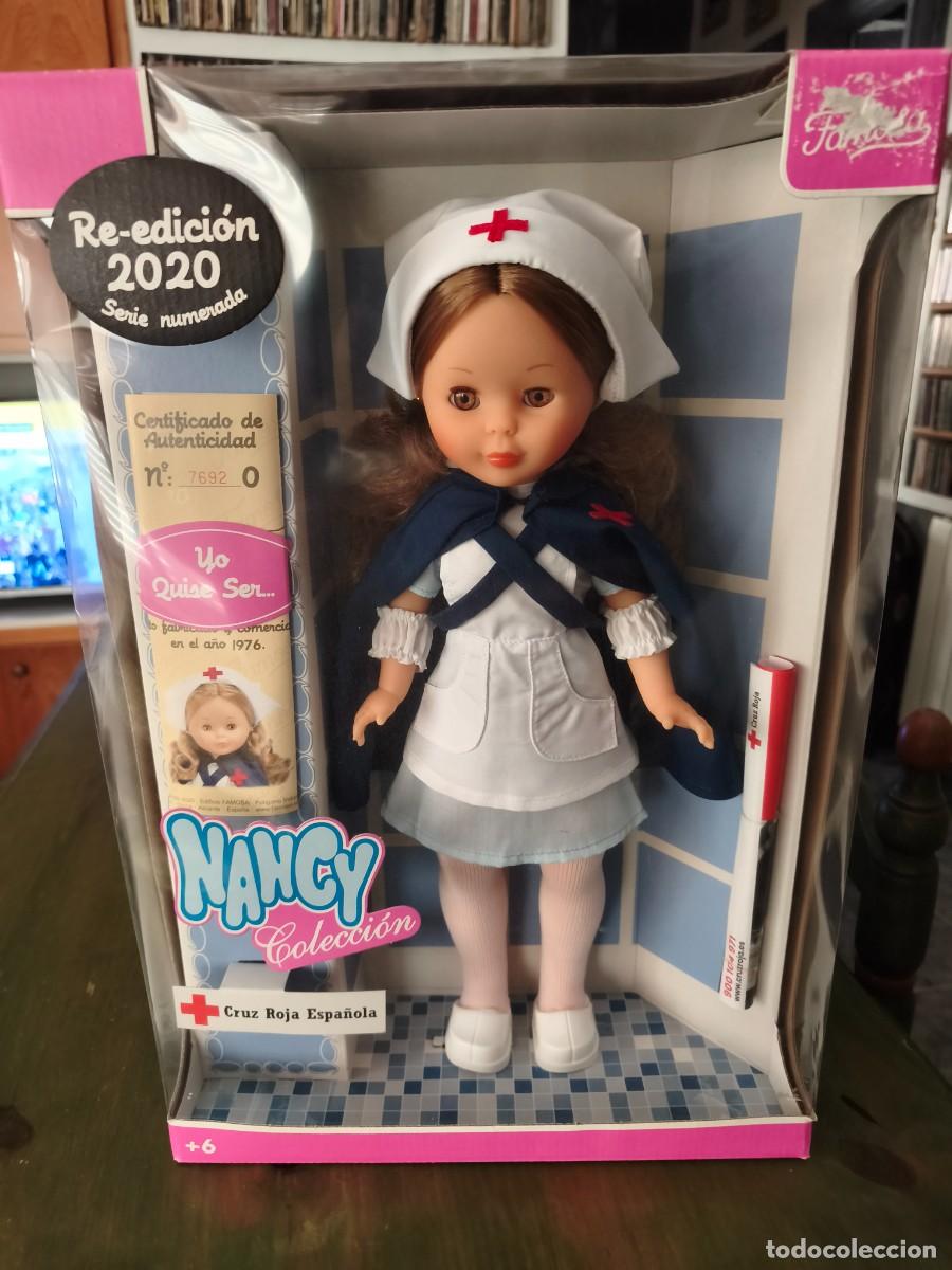 Mu&ntilde;ecas Nancy y Lucas: Nancy Colecci&oacute;n Re-edici&oacute;n 2020 Serie Numerada.Cruz Roja.Famosa.Con caja.