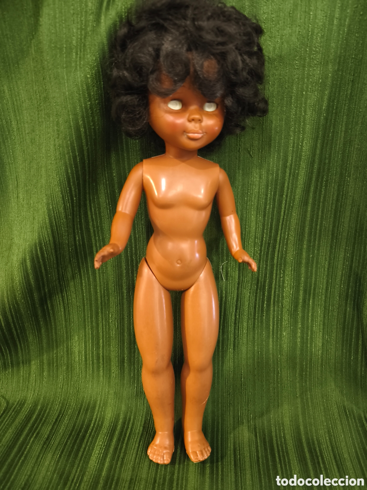 Mu&ntilde;ecas Nancy y Lucas: MU&Ntilde;ECA NANCY NEGRA BLUE JEANS FAMOSA A&Ntilde;OS 70