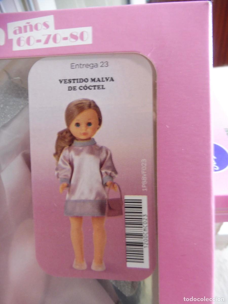 Mu&ntilde;ecas Nancy y Lucas: Nancy moda a&ntilde;os 60-70-80 vestido malva c&oacute;ctel, Planeta deAgostini Giochi Preziosi Famosa