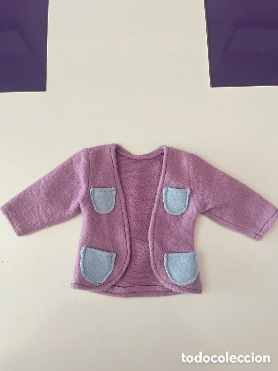 Mu&ntilde;ecas Nancy y Lucas: Nancy, chaqueta morada, original de los 90