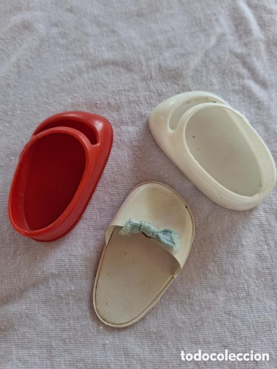 Mu&ntilde;ecas Nancy y Lucas: Zapatos Lesly Originales 1970 sueltos