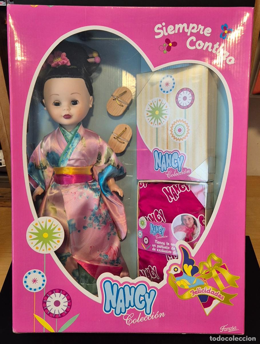 Mu&ntilde;ecas Nancy y Lucas: NANCY COLECCI&Oacute;N GEISHA NUEVA SIN ABRIR CON PA&Ntilde;UELO SEDA DE REGALO