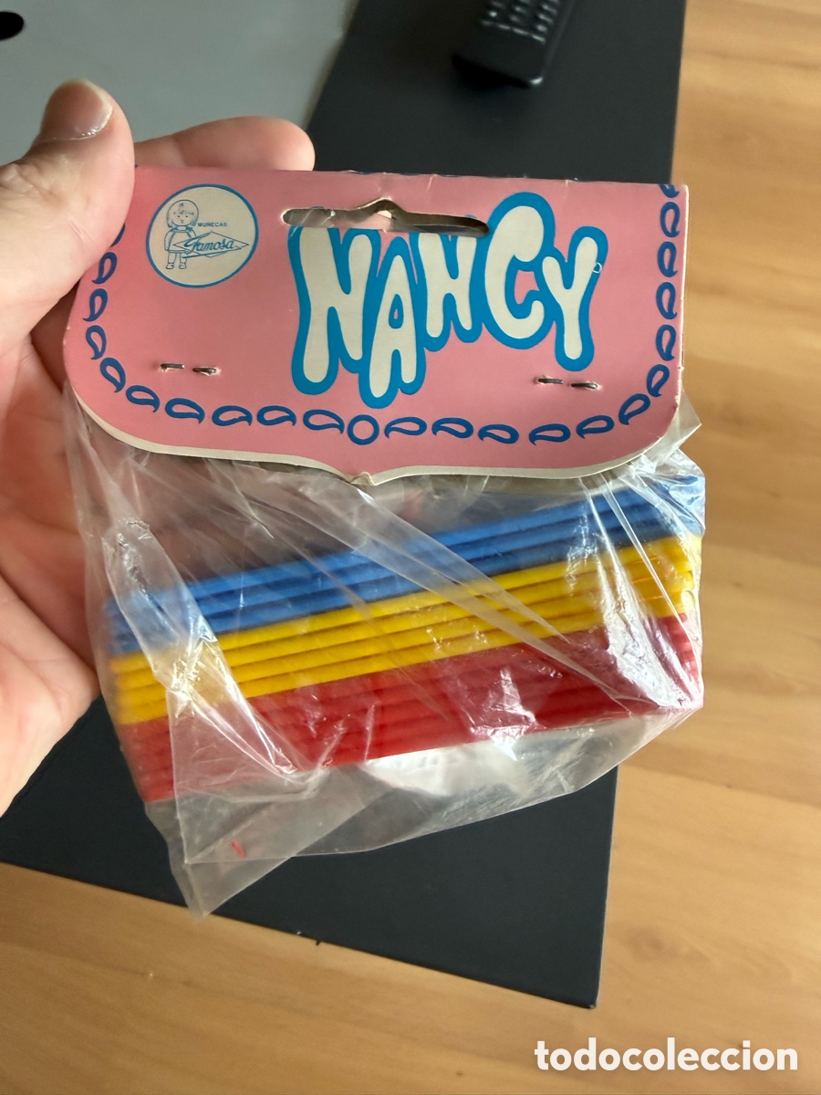 Mu&ntilde;ecas Nancy y Lucas: ANTIGUO BLISTER PERCHAS NANCY EN BOLSITA. A ESTRENAR