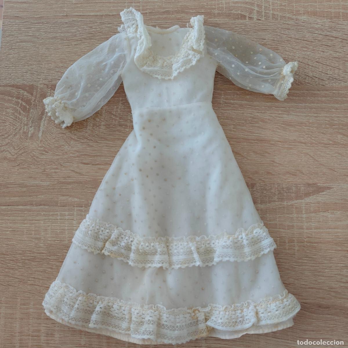 Mu&ntilde;ecas Nancy y Lucas: Vestido nostalgia Nancy a&ntilde;os 70 famosa con etiqueta