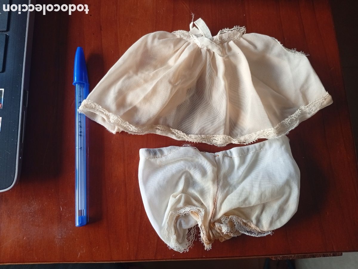 Mu&ntilde;ecas Nancy y Lucas: CONJUNTO LENCERO ROPA INTERIOR BABY MOCOSETE NENUCO NANCY MU&Ntilde;ECO MU&Ntilde;ECA A&Ntilde;OS 70