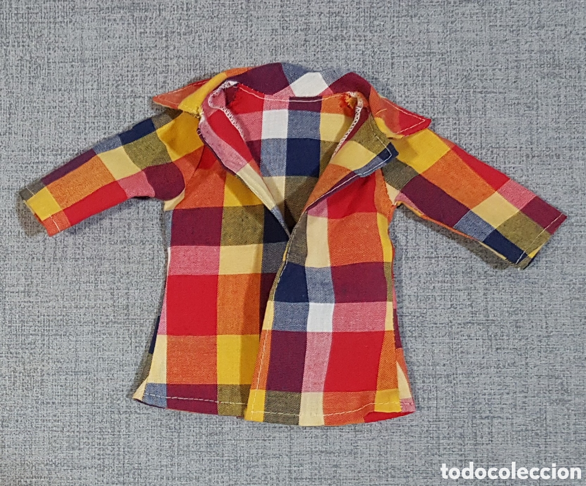 Mu&ntilde;ecas Nancy y Lucas: NANCY, CHAQUETA A CUADROS DEL CONJUNTO ALEGR&Iacute;A. CON ETIQUETA.