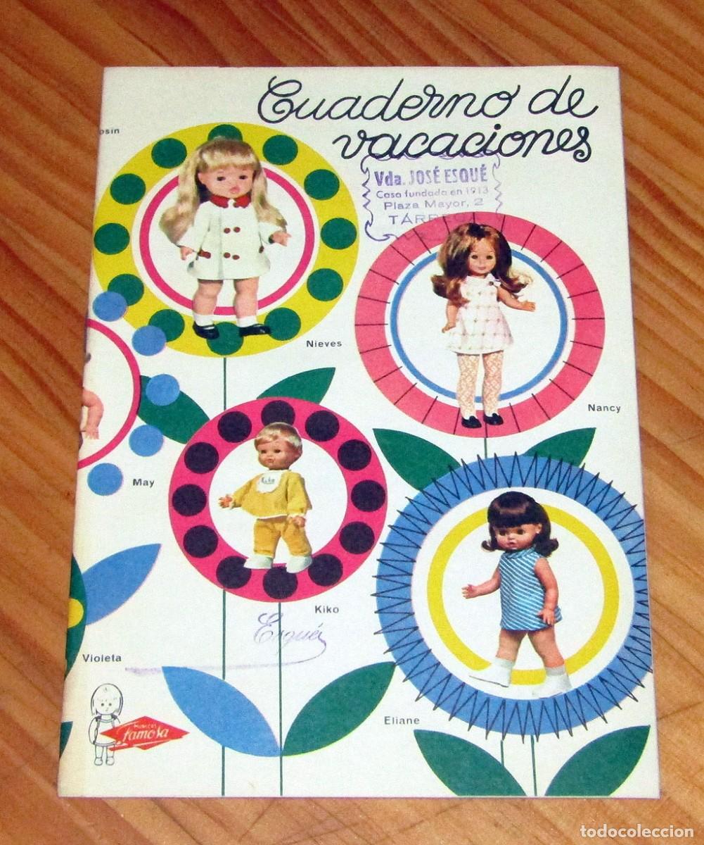 Mu&ntilde;ecas Nancy y Lucas: ANTIGUO Y DIFICIL CUADERNO DE VACACIONES DE FAMOSA. NUEVO, SIN USO. NANCY, KIKO, NIEVES, VIOLETA...