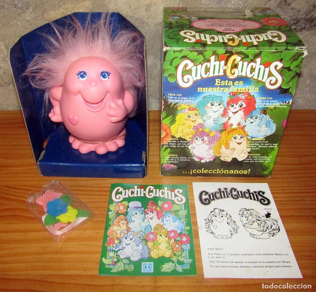Mu&ntilde;ecas Nancy y Lucas: CUCHI CUCHIS: MAMA LUZ - NUEVA Y EN SU CAJA - FUNCIONANDO - 1984 - HASBRO - CON CUENTO Y CEPILLO