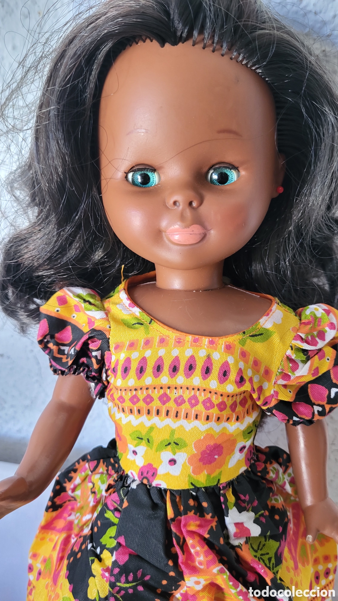 Mu&ntilde;ecas Nancy y Lucas: Mu&ntilde;eca antigua Nancy negrita - Foto 3