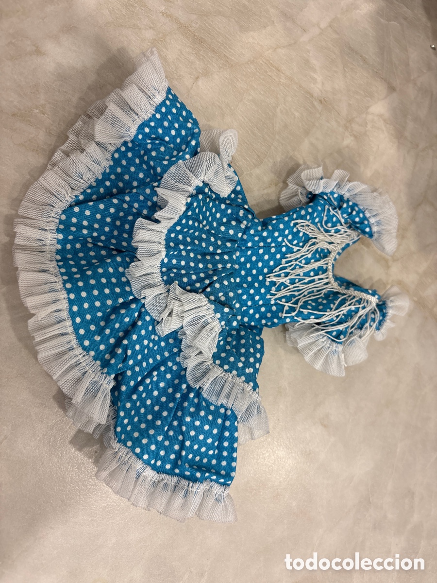 Mu&ntilde;ecas Nancy y Lucas: Traje de faralaes de Nancy Famosa, a&ntilde;os 70