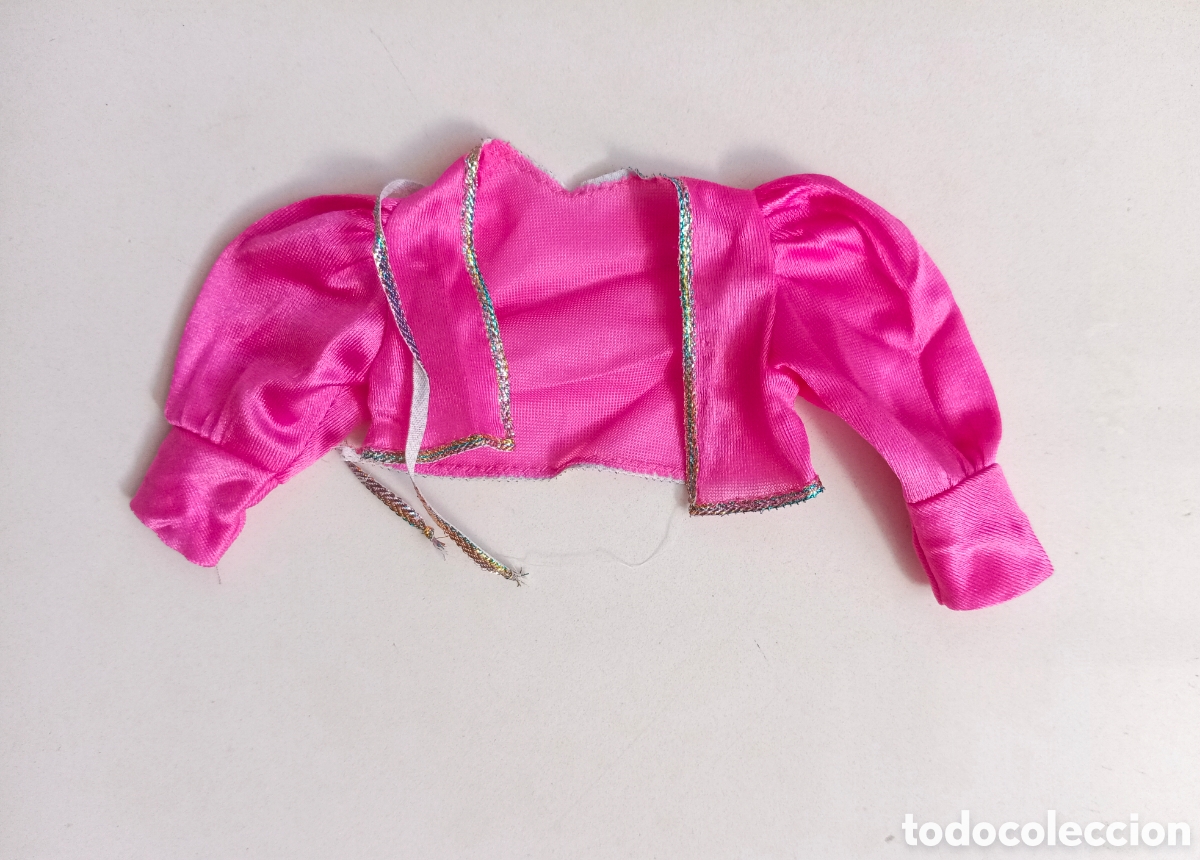 Mu&ntilde;ecas Nancy y Lucas: Nancy Daypa Boutique fashion chaqueta torera rosa fucsia a&ntilde;os 80 Ninua Creaciones Marco