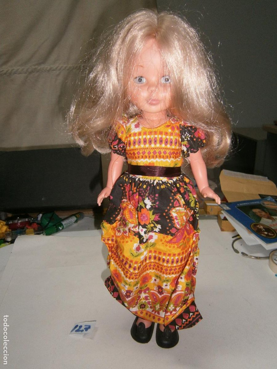 Mu&ntilde;ecas Nancy y Lucas: ANTIGUA MU&Ntilde;ECA NANCY CON VESTIDO ORIGINAL