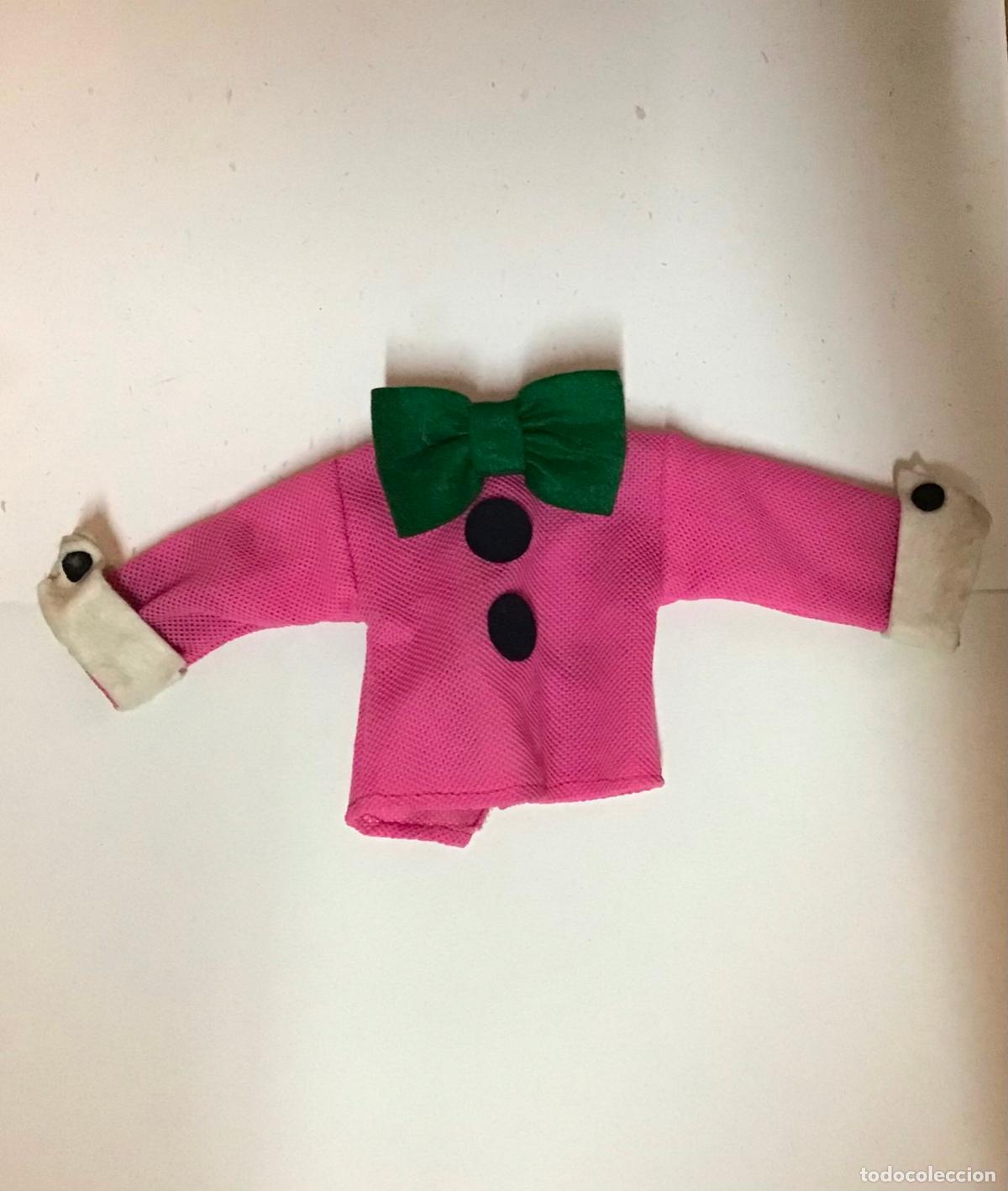 Mu&ntilde;ecas Nancy y Lucas: NANCY, JERSEY DEL DISFRAZ DE PAYASO A&Ntilde;OS 60/70