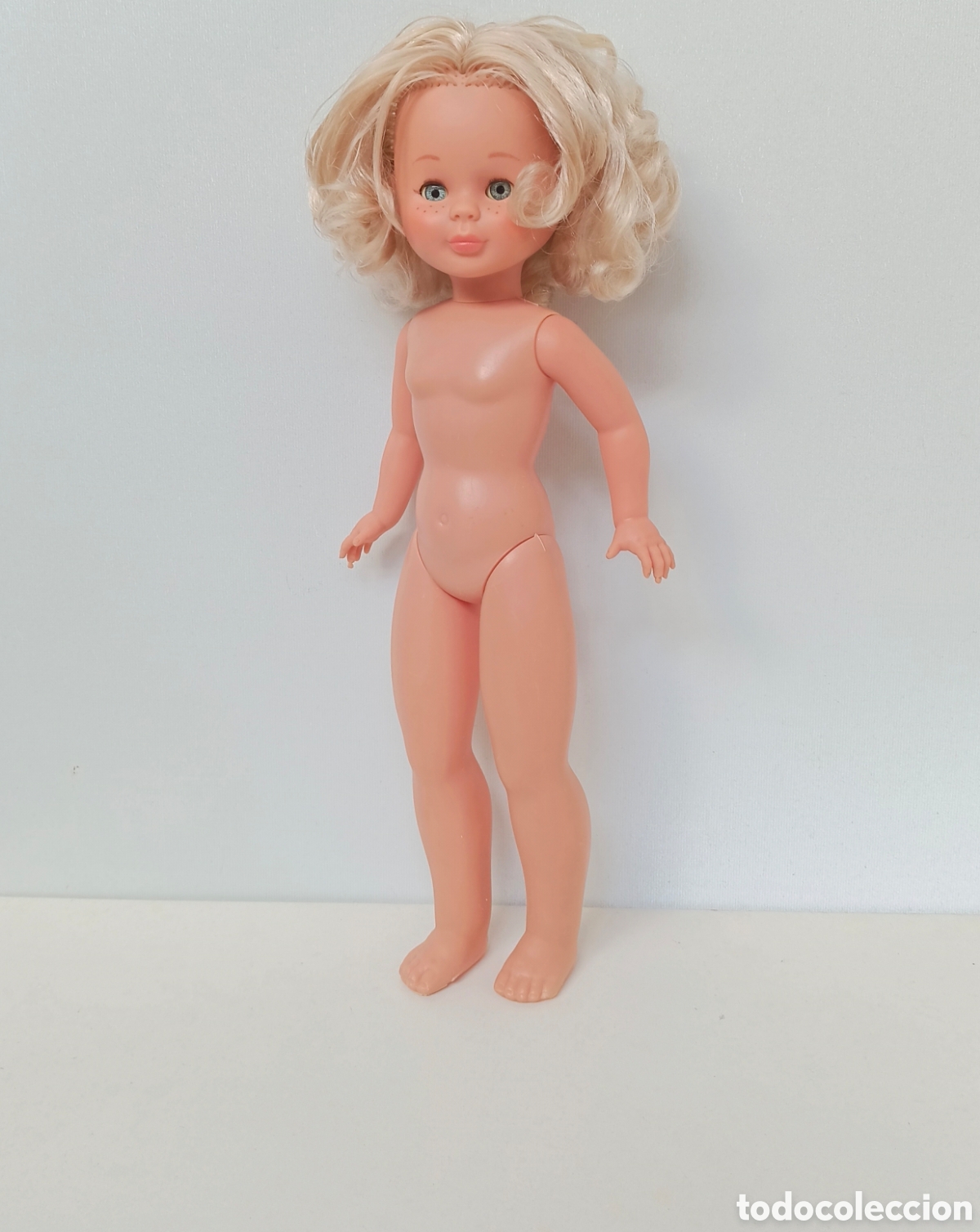 Mu&ntilde;ecas Nancy y Lucas: Nancy ochentera pelo corto rubio y rizado, ojos azules, pecosa a&ntilde;os 80 Famosa