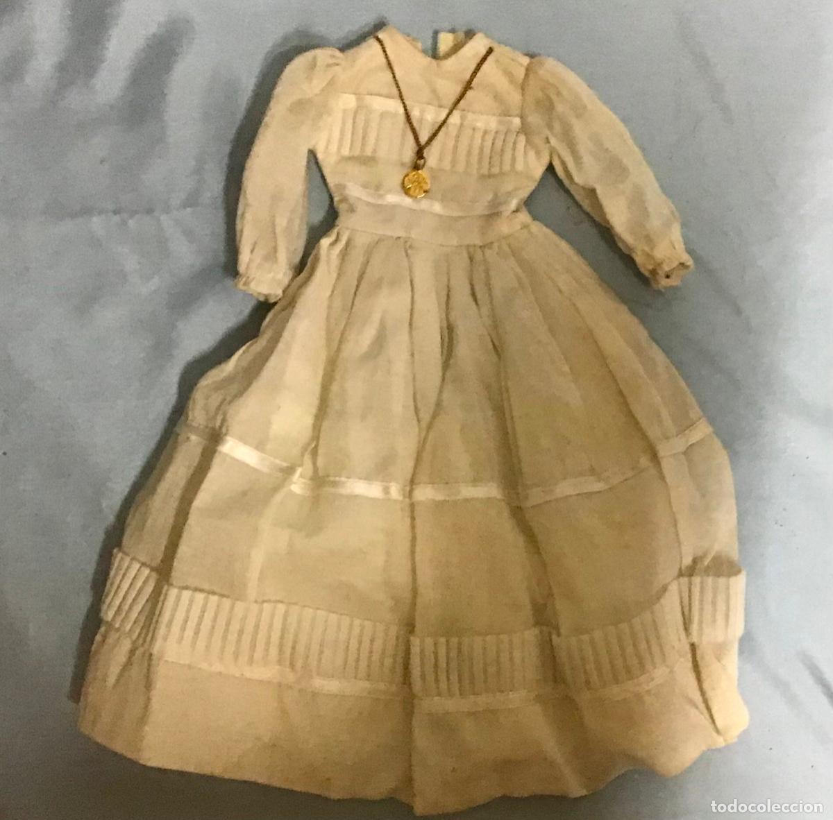 Mu&ntilde;ecas Nancy y Lucas: NANCY, VESTIDO DE COMUNION A&Ntilde;OS 60/70