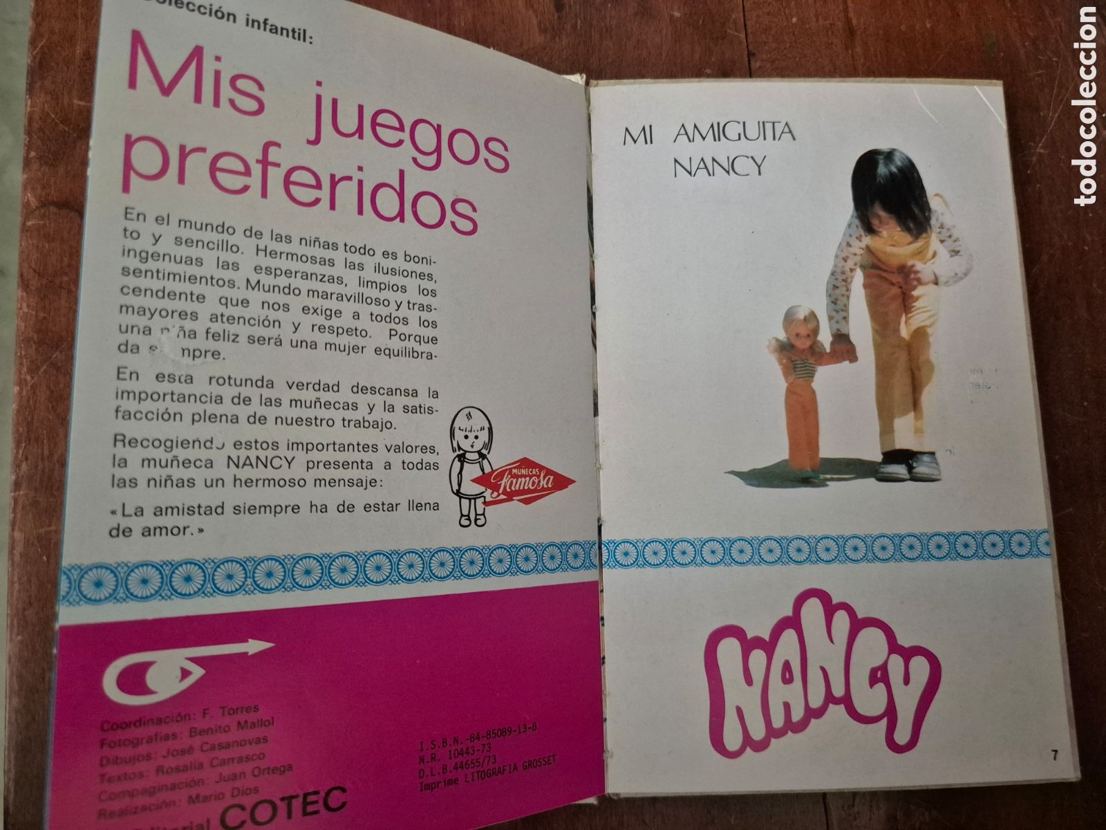 Mu&ntilde;ecas Nancy y Lucas: NANCY MI AMIGUITA NANCY a&ntilde;o 1978 - Foto 2