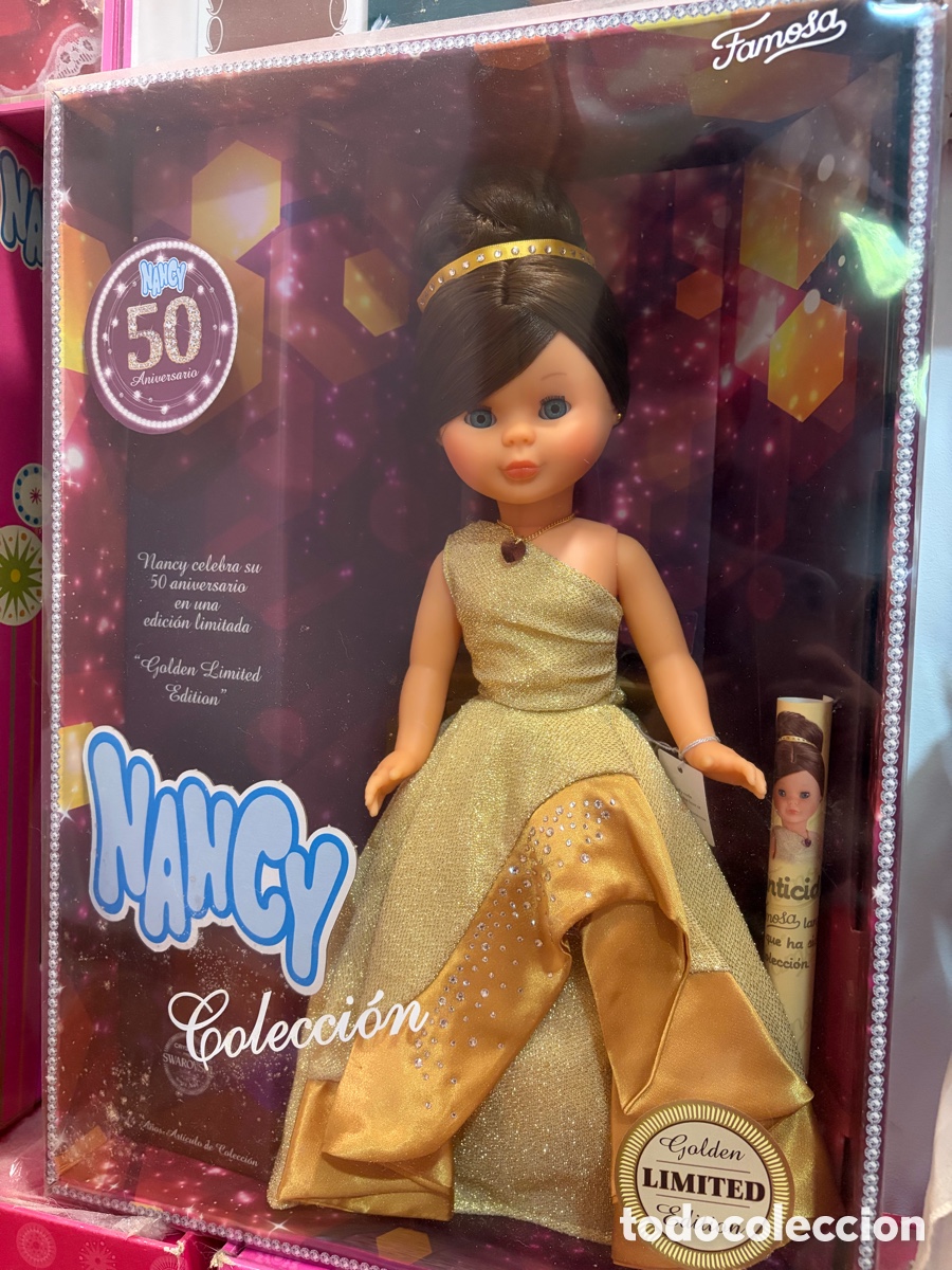 Mu&ntilde;ecas Nancy y Lucas: Nancy 50 Aniversario GOLD Edici&oacute;n limitada - Foto 2