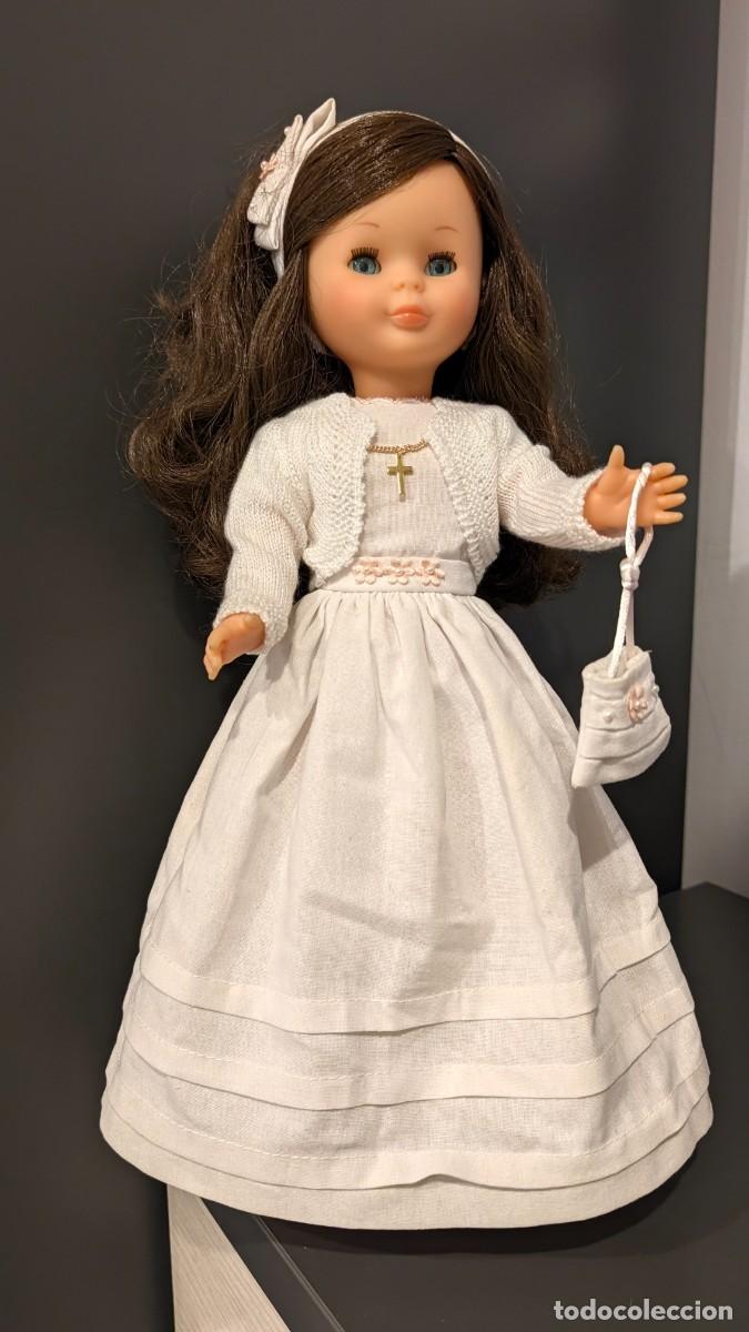 Mu&ntilde;ecas Nancy y Lucas: Mu&ntilde;eca Nancy Colecci&oacute;n Comuni&oacute;n Morena (Famosa) - Excelente Estado