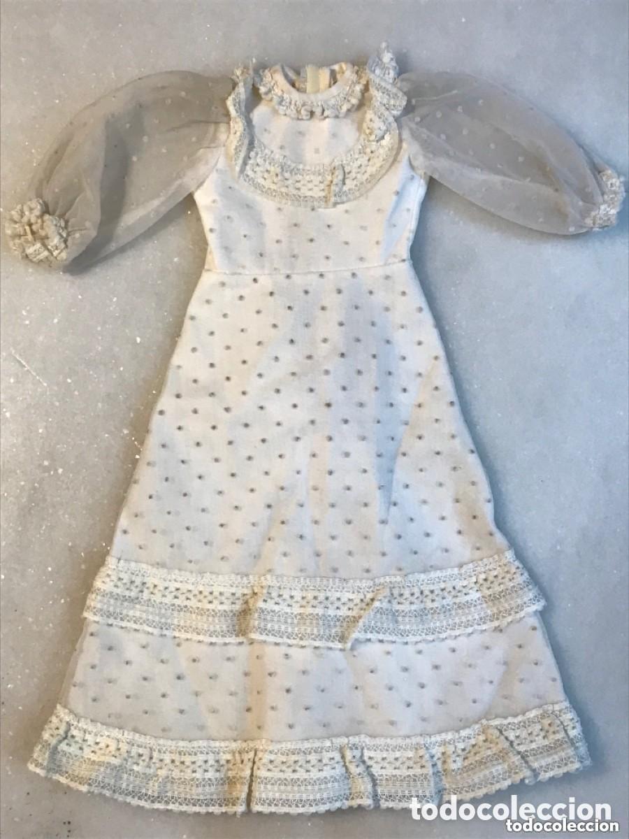 Bonecas Nancy e Lucas: Vestido de novia &zwj;o comuni&oacute;n para Mu&ntilde;eca Nancy a&ntilde;os 70