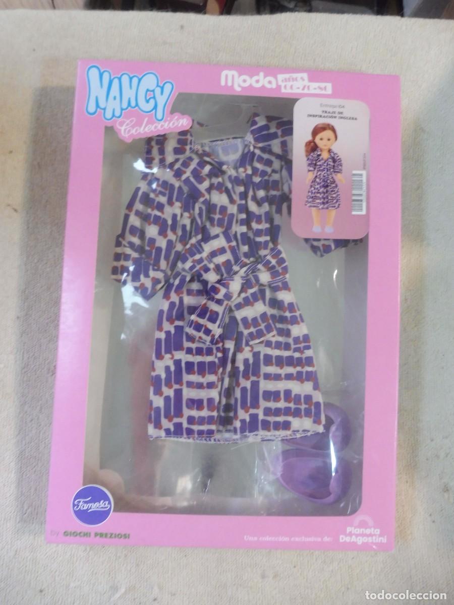 Mu&ntilde;ecas Nancy y Lucas: Nancy moda a&ntilde;os 60-70-80 traje inspiraci&oacute;n inglesa n&ordm; 104, Planeta deAgostini Giochi Preziosi Famosa