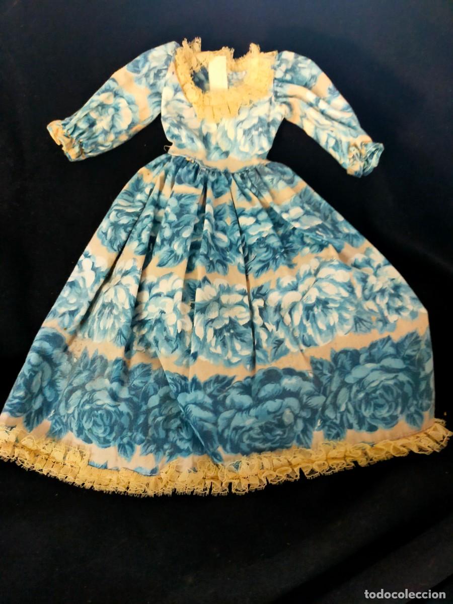 Mu&ntilde;ecas Nancy y Lucas: VESTIDO NOSTALGIA AZUL DE NANCY. FAMOSA. A&Ntilde;OS 70. VER FOTOS.