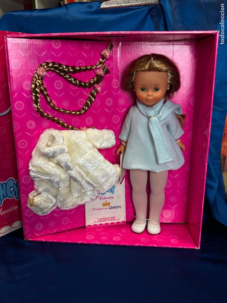 Mu&ntilde;ecas Nancy y Lucas: PRECIOSA NANCY FIESTA AZUL DE QUIRON NUEVA EN CAJA
