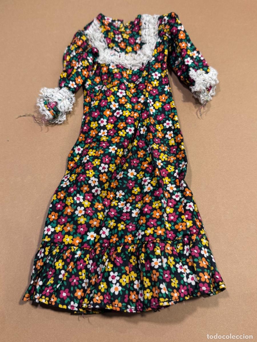 Bonecas Nancy e Lucas: NANCY VESTIDO MAXI FLORES -CONSERVA LA ETIQUETA ORIGINAL DE FAMOSA (G)