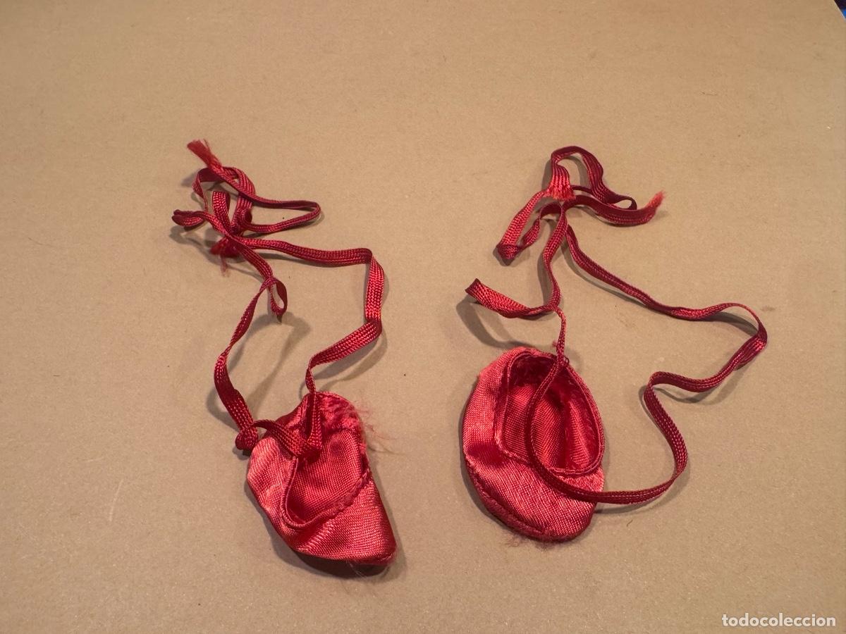 Mu&ntilde;ecas Nancy y Lucas: NANCY ZAPATILLAS ROJAS CONJUNTO BALLET -ORIGINAL DE FAMOSA (G)