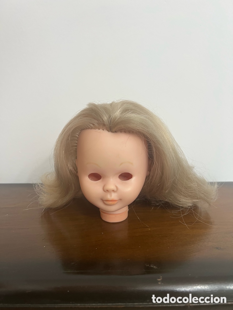 Mu&ntilde;ecas Nancy y Lucas: Cabeza nancy rubia original antigua