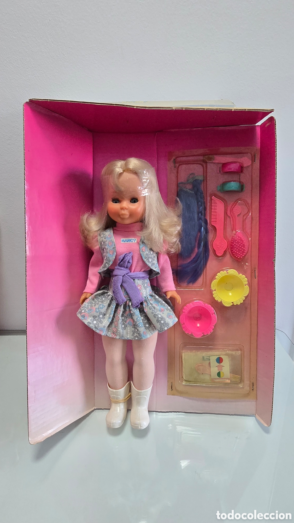 Mu&ntilde;ecas Nancy y Lucas: Nancy Beauty anclada a caja original - Foto 3