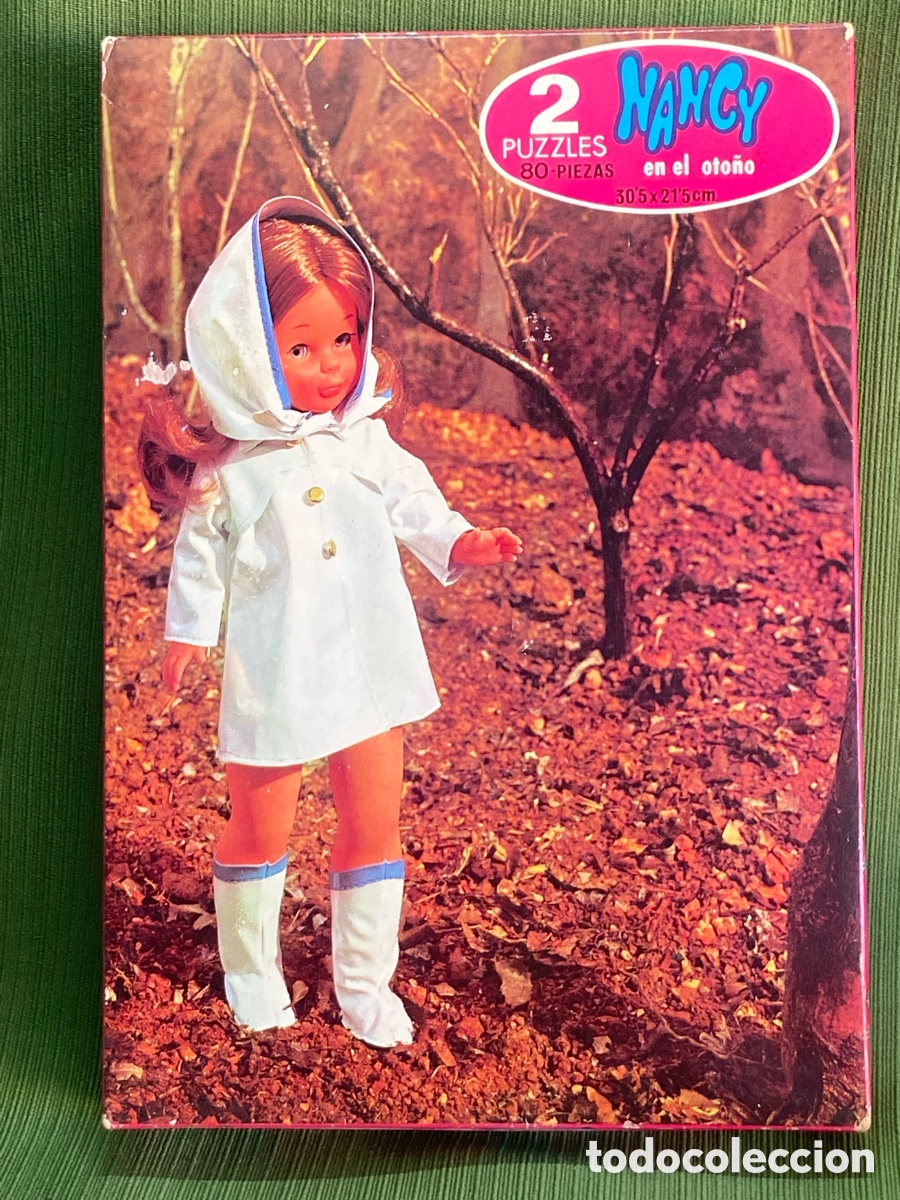 Mu&ntilde;ecas Nancy y Lucas: Puzzle Nancy en oto&ntilde;o. 2 puzzles. De Famosa.
