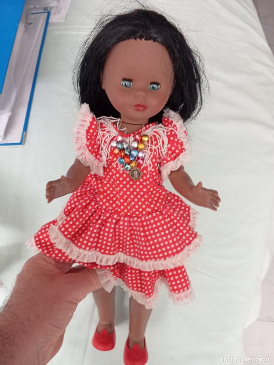 Mu&ntilde;ecas Nancy y Lucas: MU&Ntilde;ECA MORENA VESTIDA DE FLAMENCA - PARECE UNA NANCY
