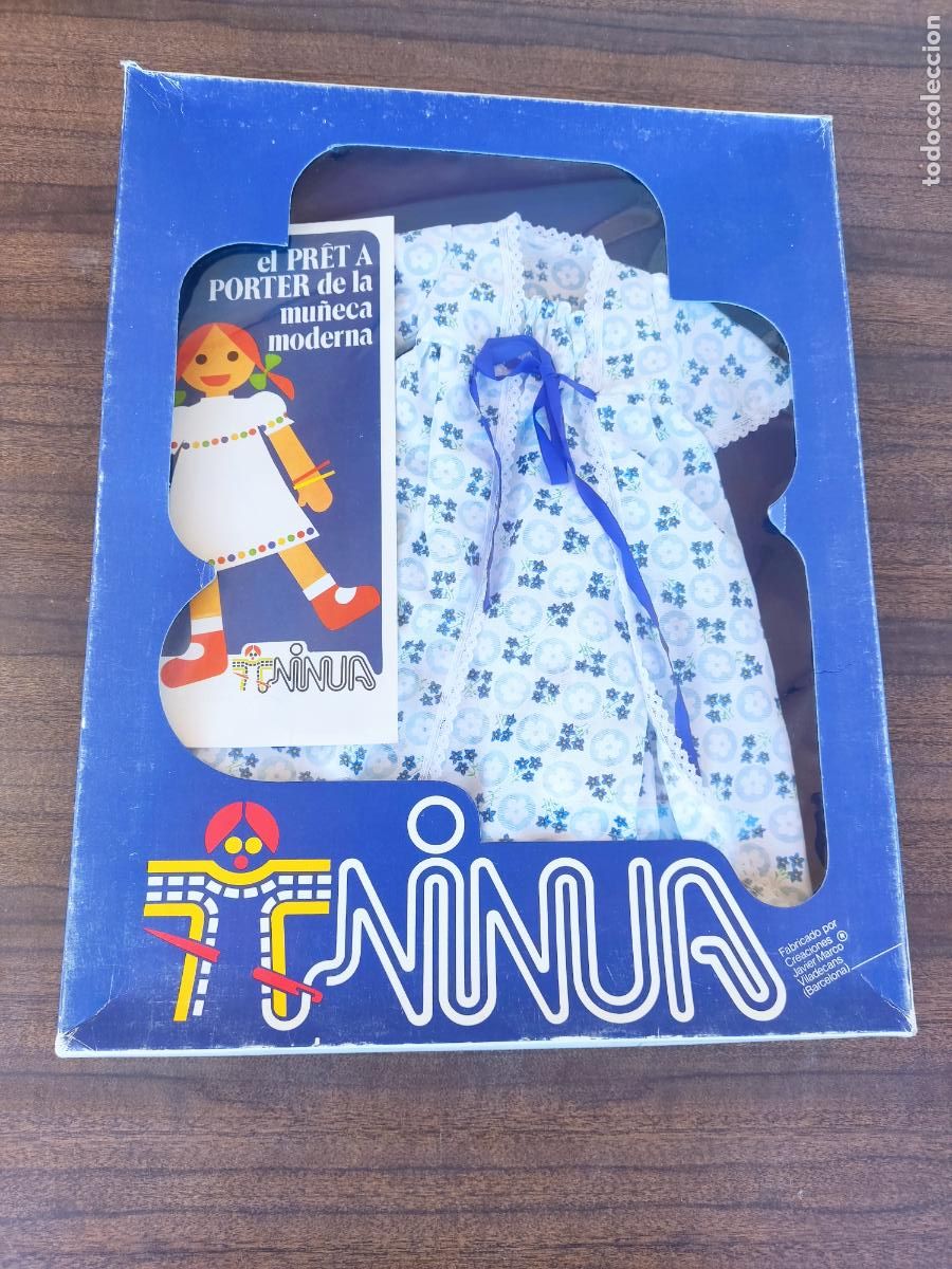 Mu&ntilde;ecas Nancy y Lucas: Conjunto Ninua para Nancy, creaciones Marco. Incluye cat&aacute;logo con todos los modelos para ella.
