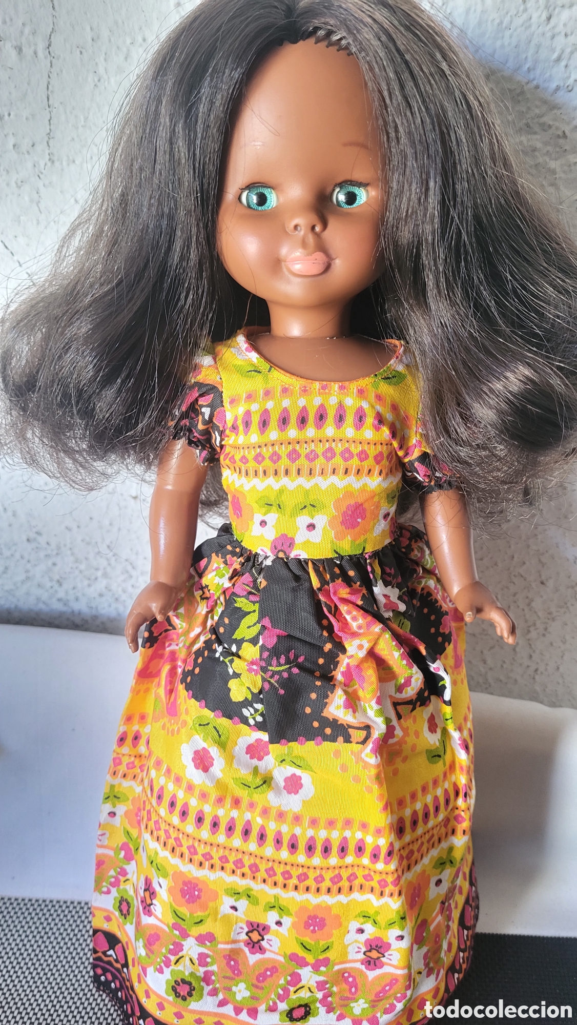 Mu&ntilde;ecas Nancy y Lucas: Mu&ntilde;eca antigua Nancy negrita - Foto 3