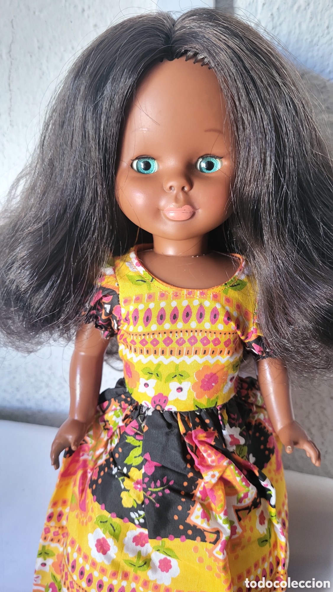 Mu&ntilde;ecas Nancy y Lucas: Mu&ntilde;eca antigua Nancy negrita - Foto 4