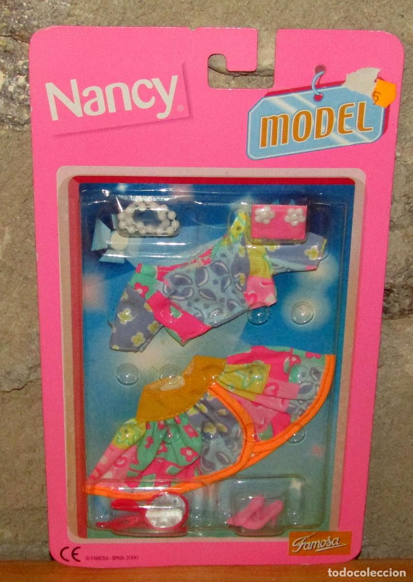 Mu&ntilde;ecas Nancy y Lucas: NANCY MODEL DE FAMOSA: BLISTER CONJUNTO DE ROPA - A&Ntilde;O 2000 - NUEVO Y NUNCA ABIERTO
