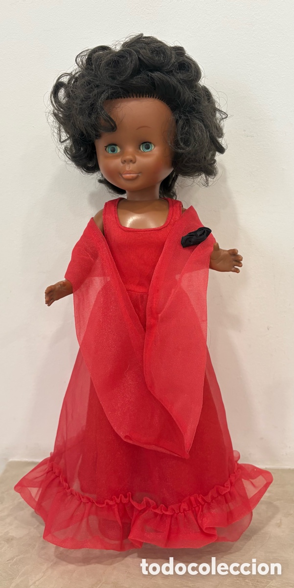 Mu&ntilde;ecas Nancy y Lucas: Antigua mu&ntilde;eca Nancy negrita a&ntilde;os 70, luce el modelo fantas&iacute;a. Buen estado de conservaci&oacute;n