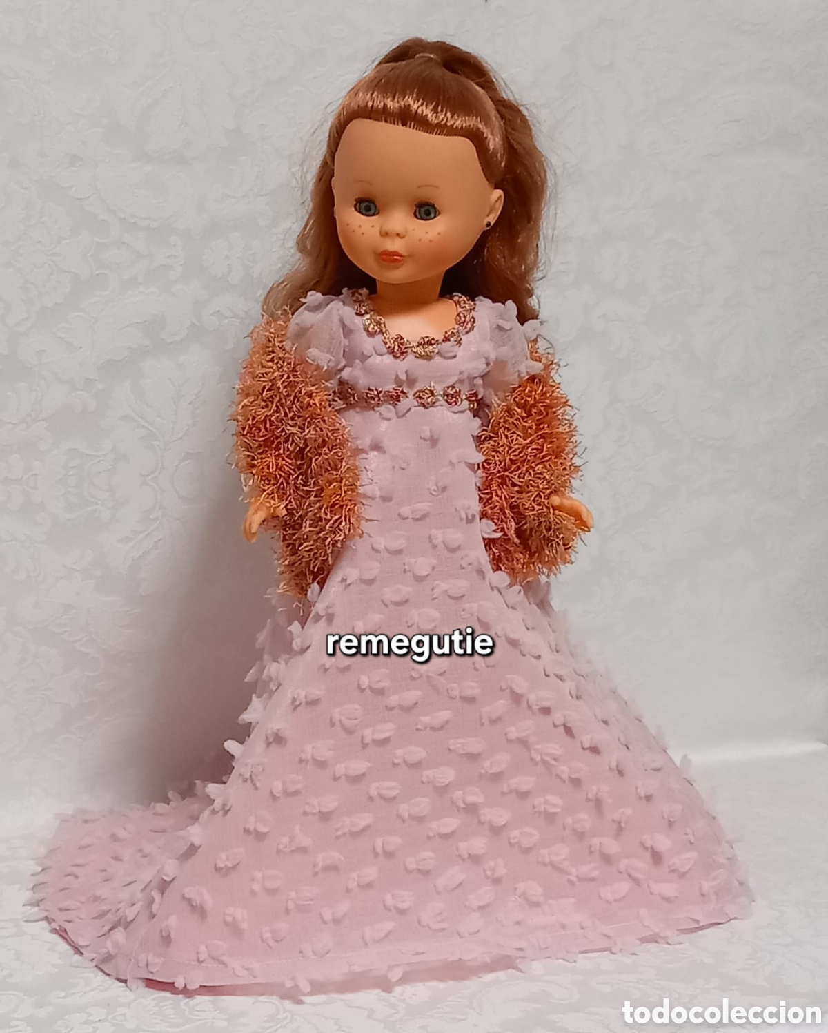 Mu&ntilde;ecas Nancy y Lucas: Vestido y estola para nancy - Foto 2