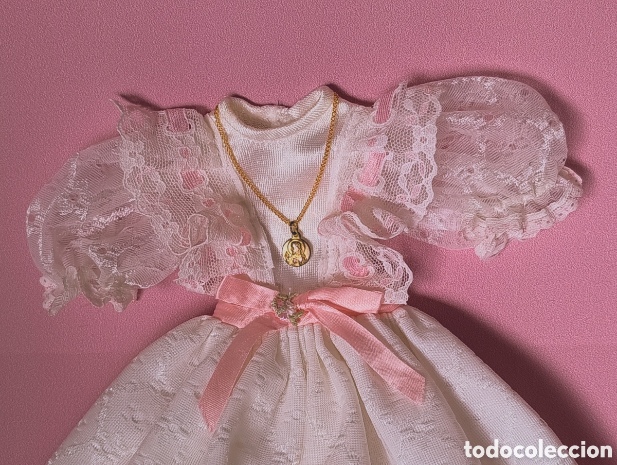 Mu&ntilde;ecas Nancy y Lucas: Vestido comuni&oacute;n Nancy ochentera