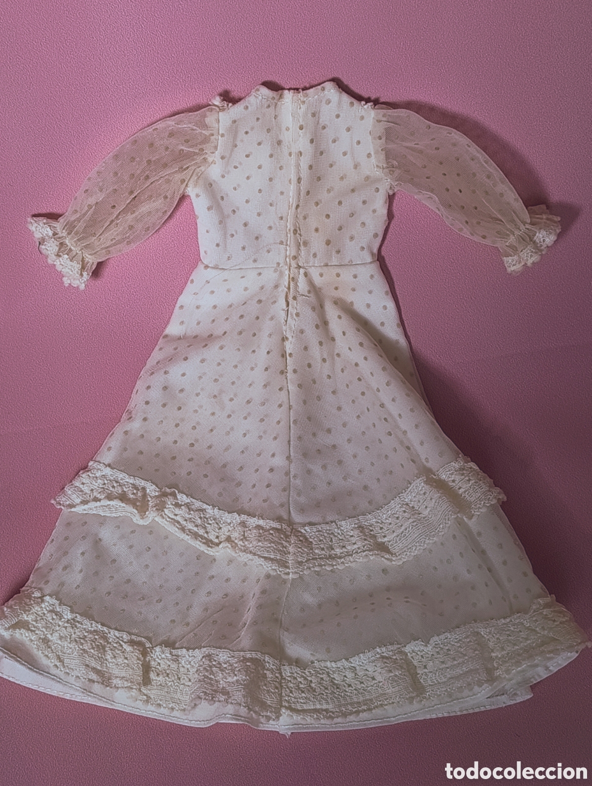 Mu&ntilde;ecas Nancy y Lucas: Vestido del conjunto Nostalgia Blanco de Nancy - Foto 2