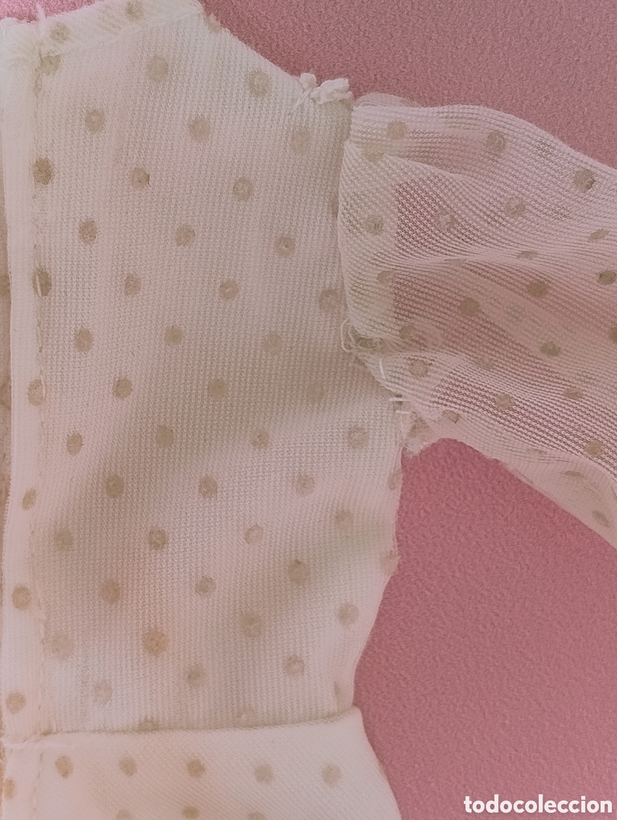 Mu&ntilde;ecas Nancy y Lucas: Vestido del conjunto Nostalgia Blanco de Nancy - Foto 3