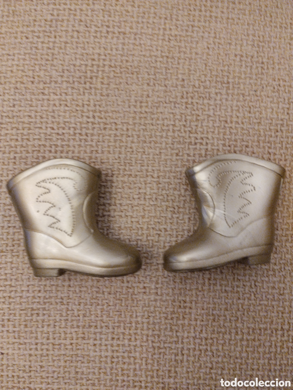 Mu&ntilde;ecas Nancy y Lucas: Botas doradas antiguas Nancy - Foto 2