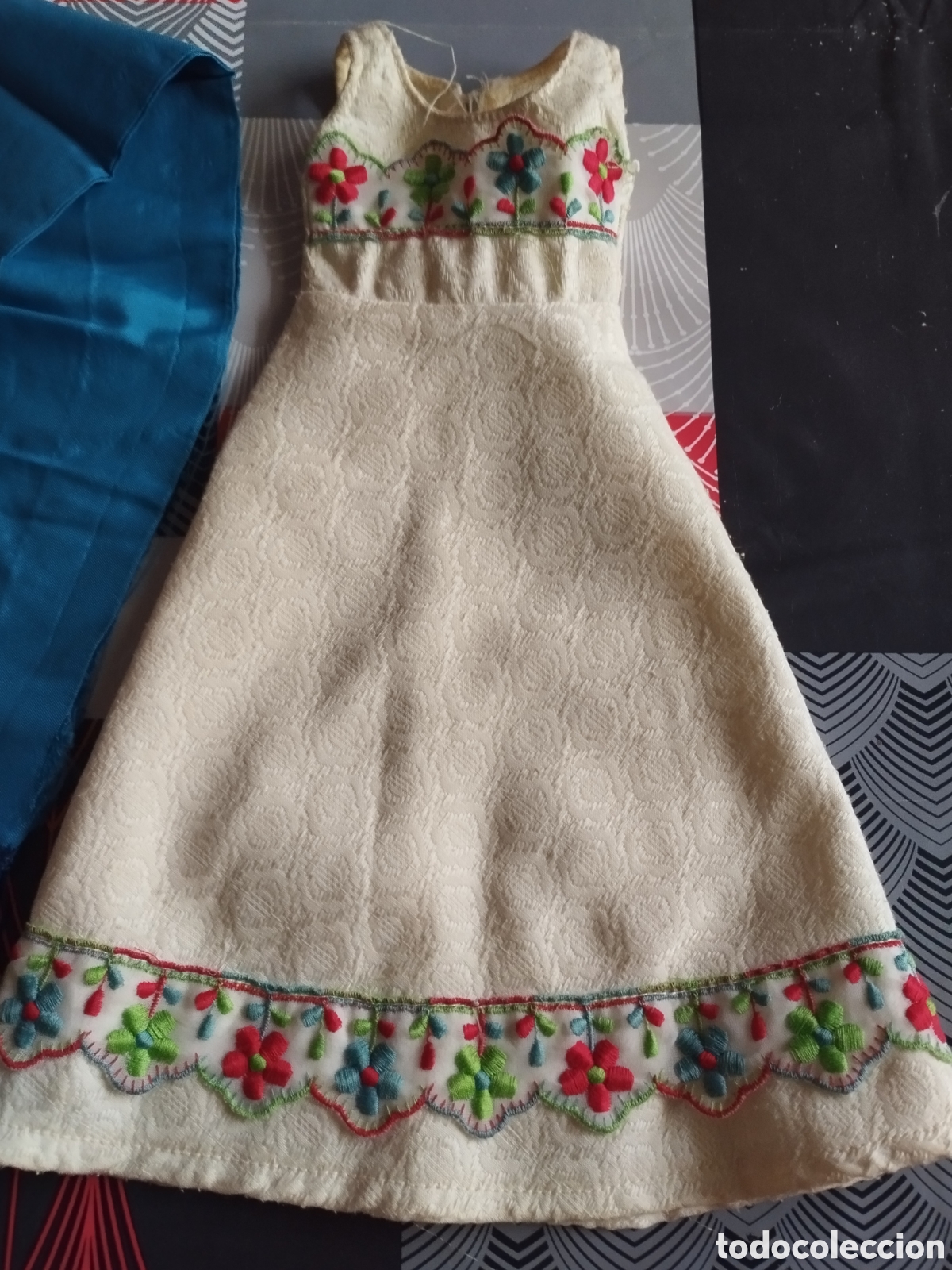 Mu&ntilde;ecas Nancy y Lucas: Conjunto chal de Nancy vintage - Foto 3