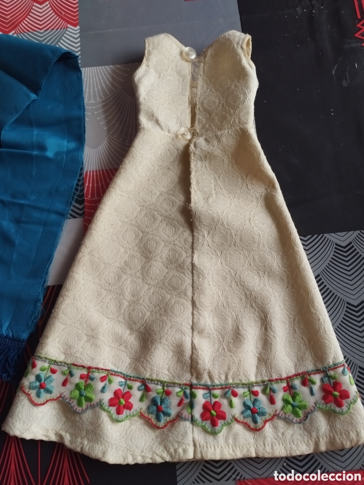 Mu&ntilde;ecas Nancy y Lucas: Conjunto chal de Nancy vintage - Foto 6
