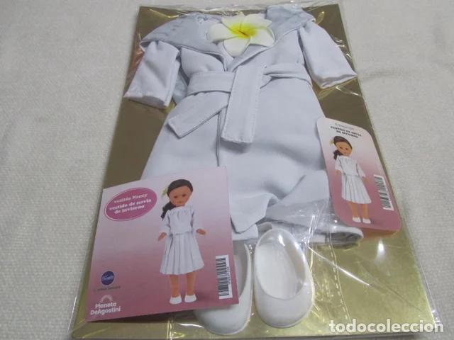 Mu&ntilde;ecas Nancy y Lucas: Vestido Nancy Famosa Novia de Invierno con certificado de autenticidad