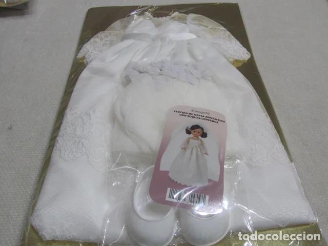 Mu&ntilde;ecas Nancy y Lucas: Vestido Nancy de Famosa Novia Rom&aacute;ntico con toques lenceros con certificado de autenticidad