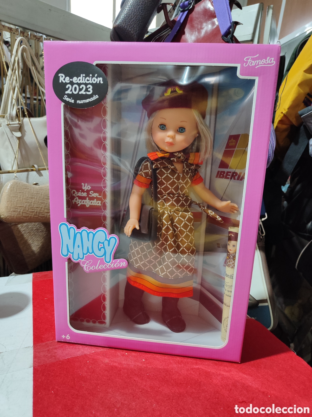 Mu&ntilde;ecas Nancy y Lucas: Nancy azafata de Iberia reedici&oacute;n 2023 NUEVA